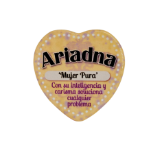 Imán Nombre Ariadna Cerámica