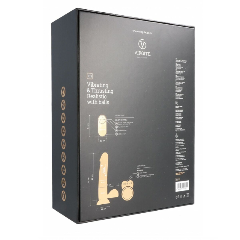 Impulsor Vibrador Control Remoto Virgite R13