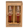 Set Copas Champagne Love Corazones