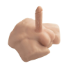Torso Inferior Masculino con Dildo Extraíble Apollo S Silexd