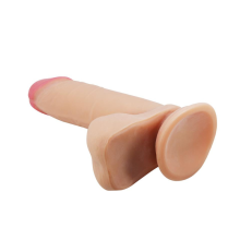 Dildo Sliding Skin Beis 8,1"