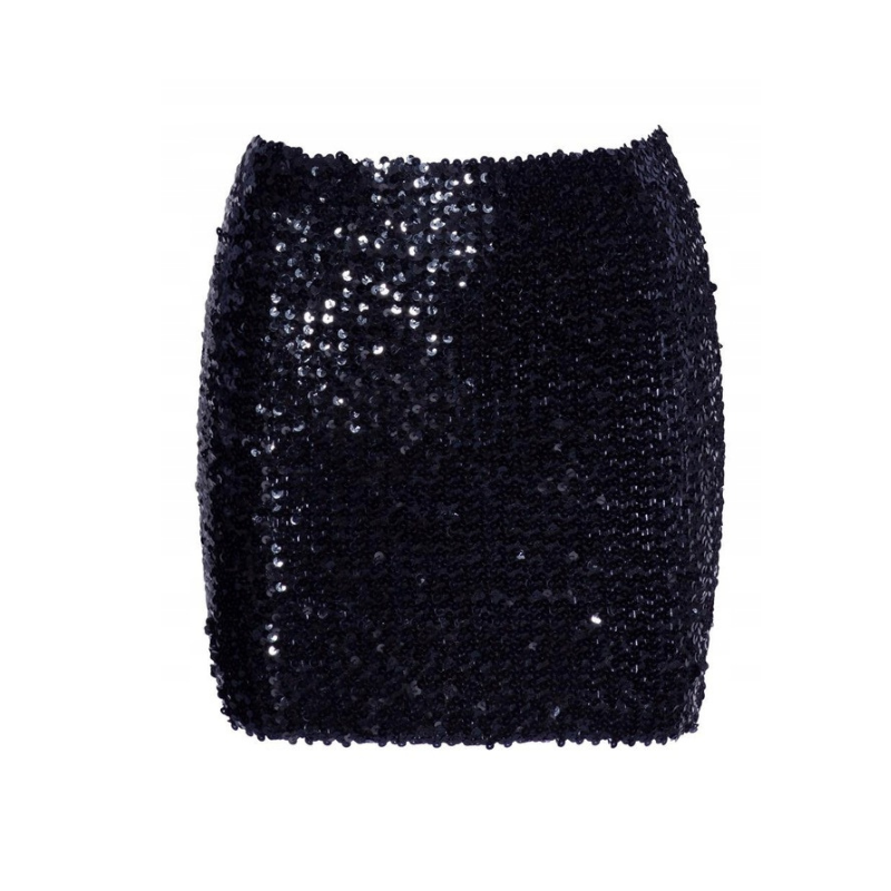Falda Elástica Lentejuelas Cottelli Collection