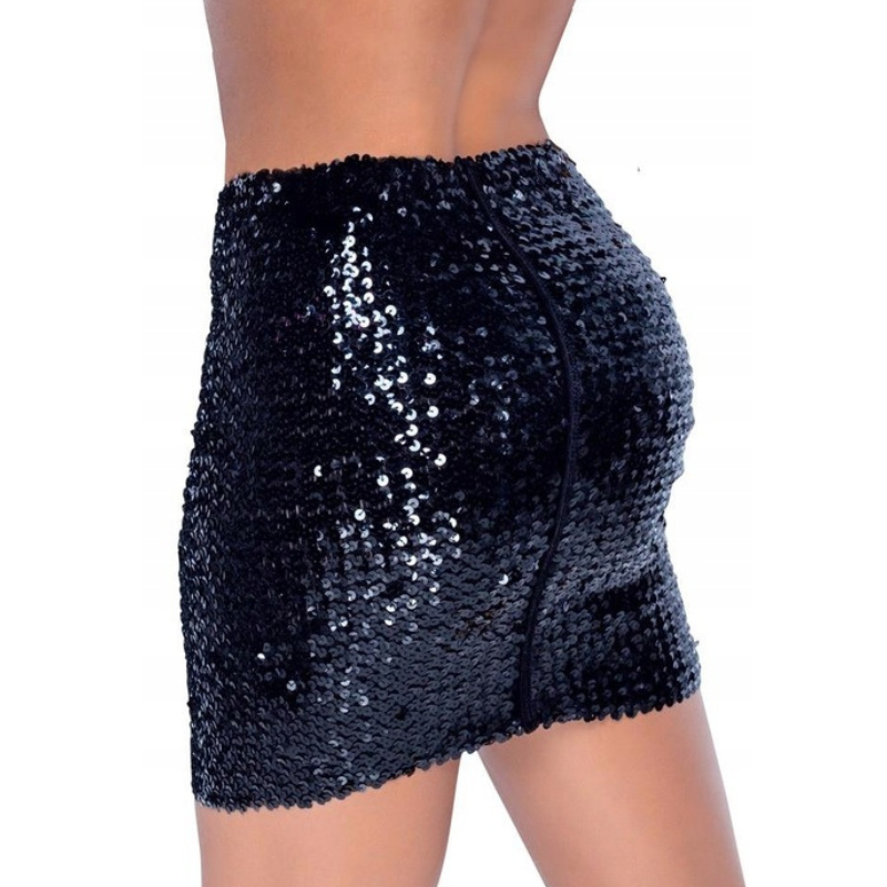 Falda Elástica Lentejuelas Cottelli Collection