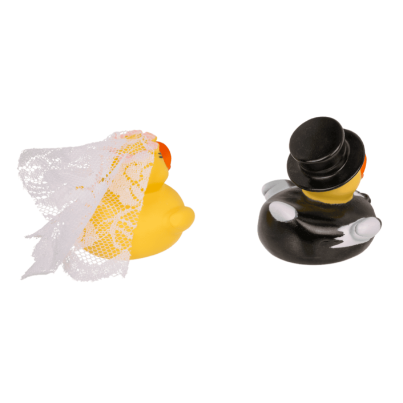 Patitos de Goma Diseño Recién Casados