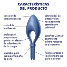 Anillo Recargable Satisfyer Bullseye APP