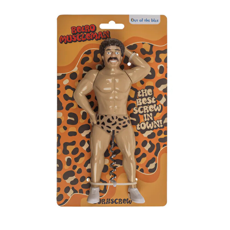 Sacacorchos Hombre Musculoso Retro