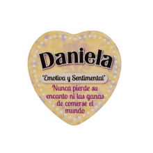 Imán Nombre Daniela Cerámica