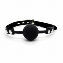 Mordaza Maciza Silicona Con Candado