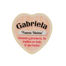 Imán Nombre Gabriela Cerámica