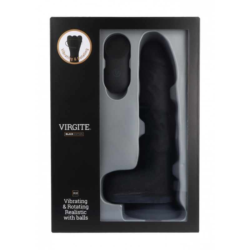 Rotador Vibrador Recargable Virgite R10 Control Remoto