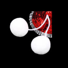 Pezoneras BDSM Line Rojas Pompones