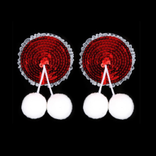 Pezoneras BDSM Line Rojas Pompones