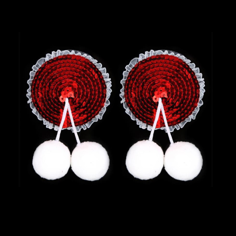 Pezoneras BDSM Line Rojas Pompones