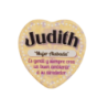 Imán Nombre Judith Cerámica
