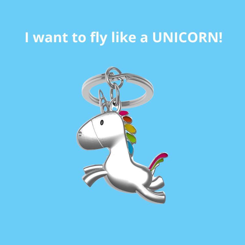 Llavero Metalmorphose Unicorn Fly