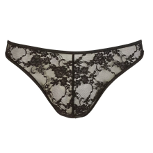 Slip Svenjoyment Encaje Negro