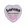 Imán Nombre Lorena Cerámica