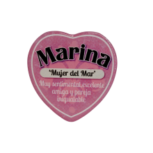 Imán Nombre Marina Cerámica