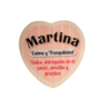 Imán Nombre Martina Cerámica