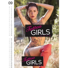 Calendario Sexy Girls Tattoo Girls 2025