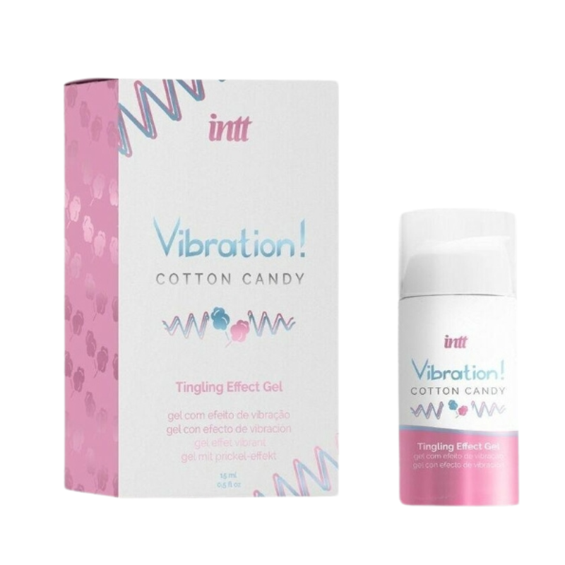 Gel Efecto Vibration Algodón de Azúcar Intt 15 ml