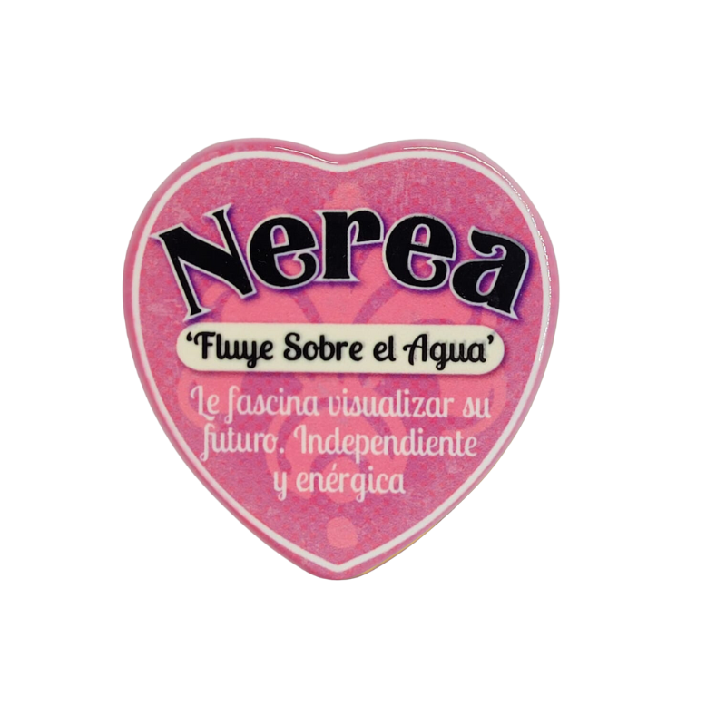 Imán Nombre Nerea Cerámica