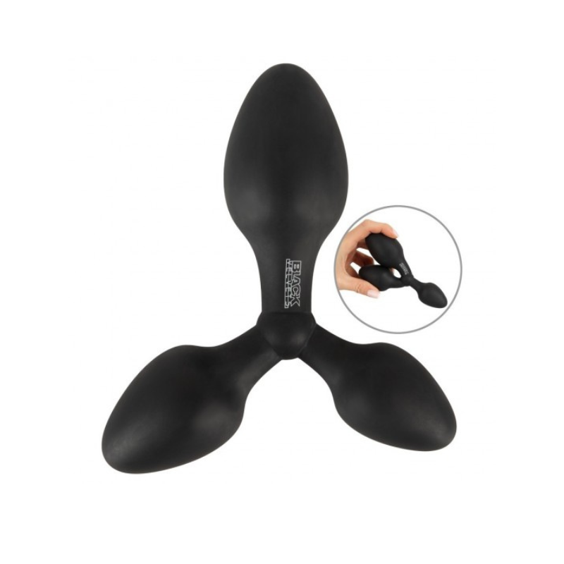 Plug Anal Training Triple Black Velvets