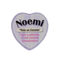 Imán Nombre Noemi Cerámica