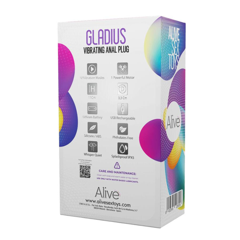 Estimulador Prostático Recargable Gladius Alive