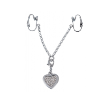 Decoración Labios Vaginales Corazón Strass