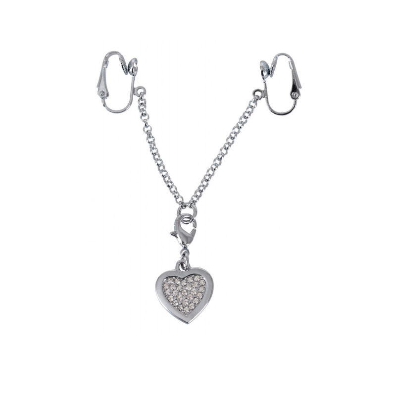 Decoración Labios Vaginales Corazón Strass