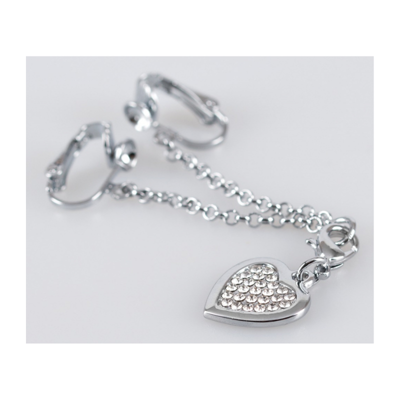 Decoración Labios Vaginales Corazón Strass
