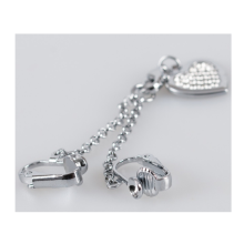 Decoración Labios Vaginales Corazón Strass