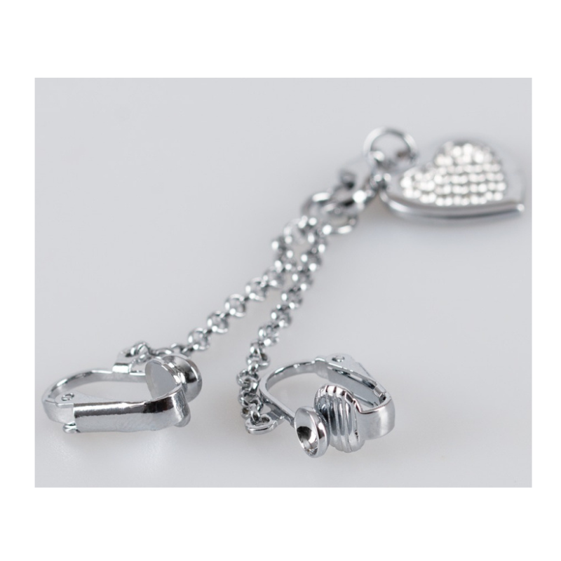 Decoración Labios Vaginales Corazón Strass