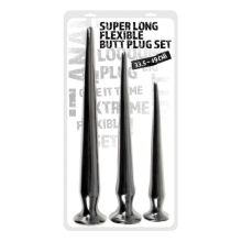 Kit 3 Dilatadores Anales Super Long Flexible