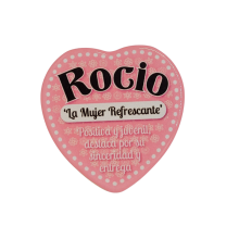 Imán Nombre Rocío Cerámica