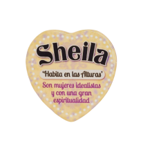 Imán Nombre Sheila Cerámica