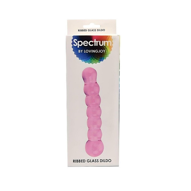 Dildo Spectrum Ribbed Glass