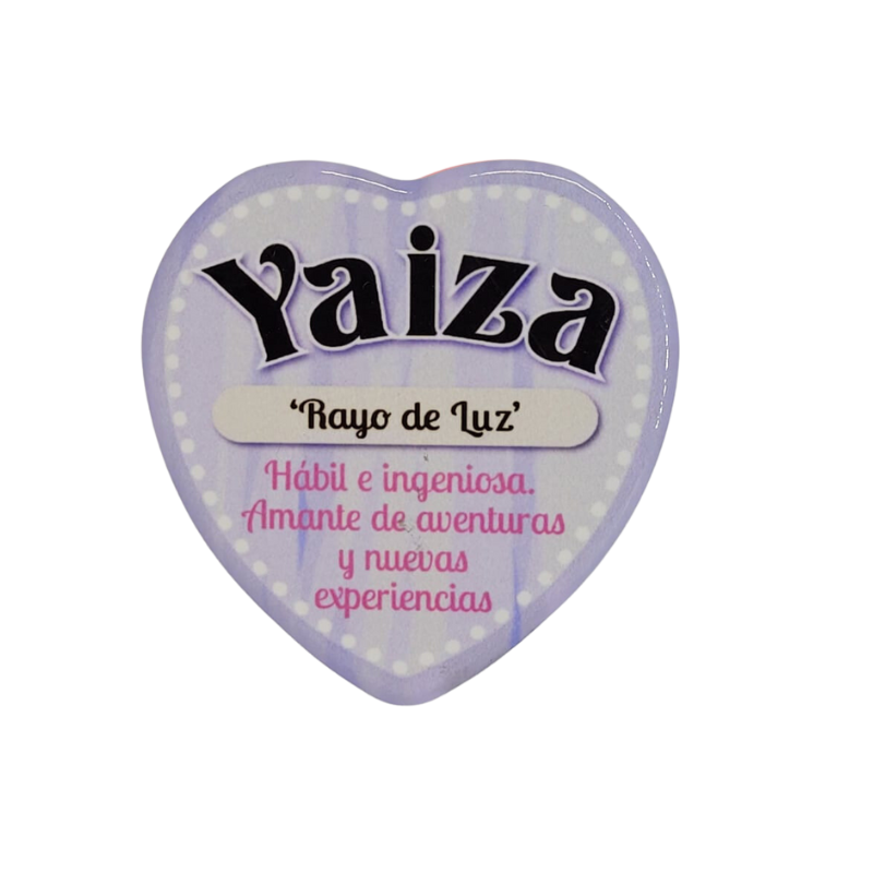 Imán Nombre Yaiza Cerámica