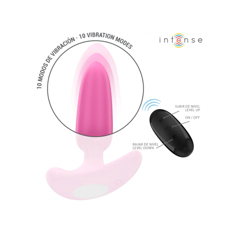 Estimulador Anal Recargable con Mando Ross