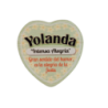Imán Nombre Yolanda Cerámica