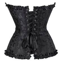 Corset y Tanga Brocado 810-1