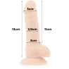 Dildo Silicona Density 13 cm