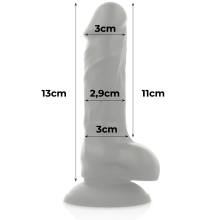 Dildo Silicona Density 13 CM Negro