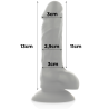 Dildo Silicona Density 13 CM Negro