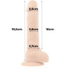 Dildo Silicona Density 19,5 cm