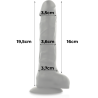 Dildo Silicona Density 19,5 cm Negro