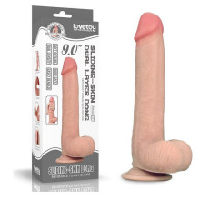 Dildo Sliding Skin Dual Density Lovetoy 9"