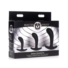 Estimuladores Prostáticos Dark Delights 3 Curved Anal Trainer Master Series