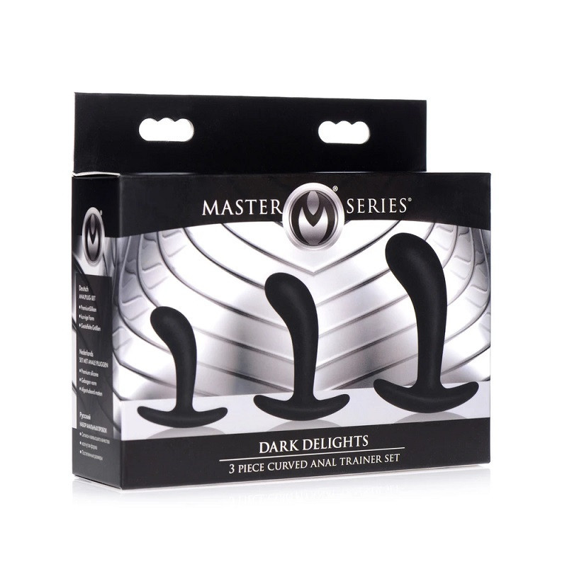 Estimuladores Prostáticos Dark Delights 3 Curved Anal Trainer Master Series